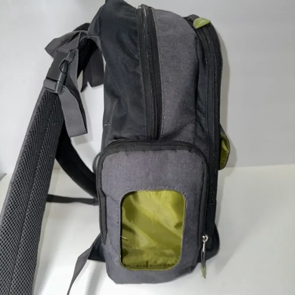 Eddie Bauer Diaper Bag Backpack‎ Unisex Gender Neutral Charcoal Gray/Green -EUC